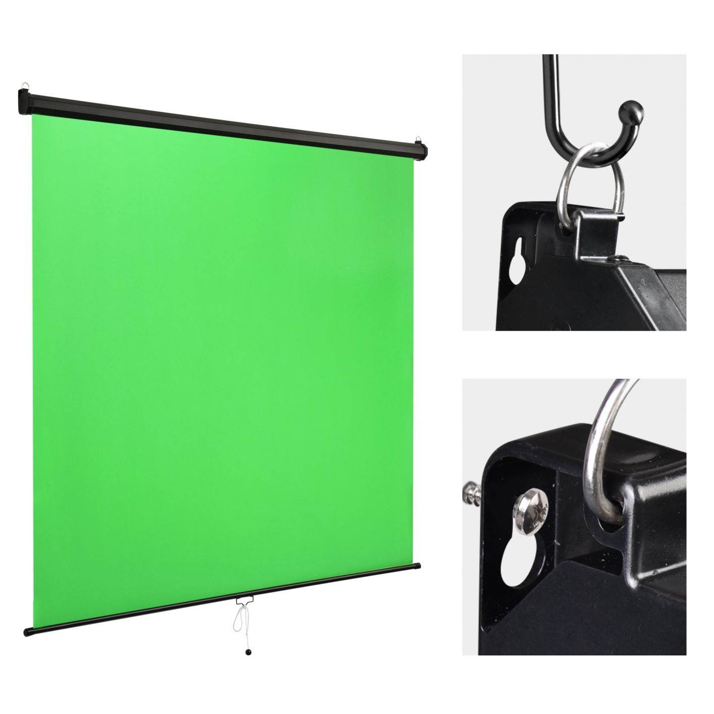 1/2/4Pcs 73x82" Collapsible Backdrop Pull Up Retractable Green Screen for Video 2 Pack - Trend Times Toy Stores