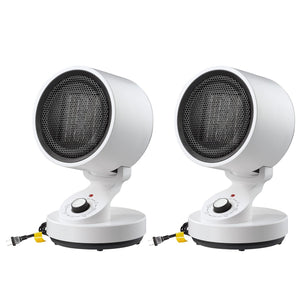 1/2/4 Pack 1500W PTC Oscillating Ceramic Heater Fan Overheat Protection 1500W, 2 Packs - Trend Times Toy Stores