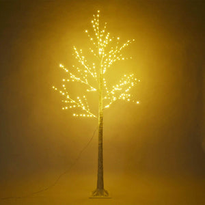 1/2/4 Pack 6 Ft Lighted Birch Tree 305 LED Battery Operated Christmas Dcor 1pcs - Trend Times Toy Stores