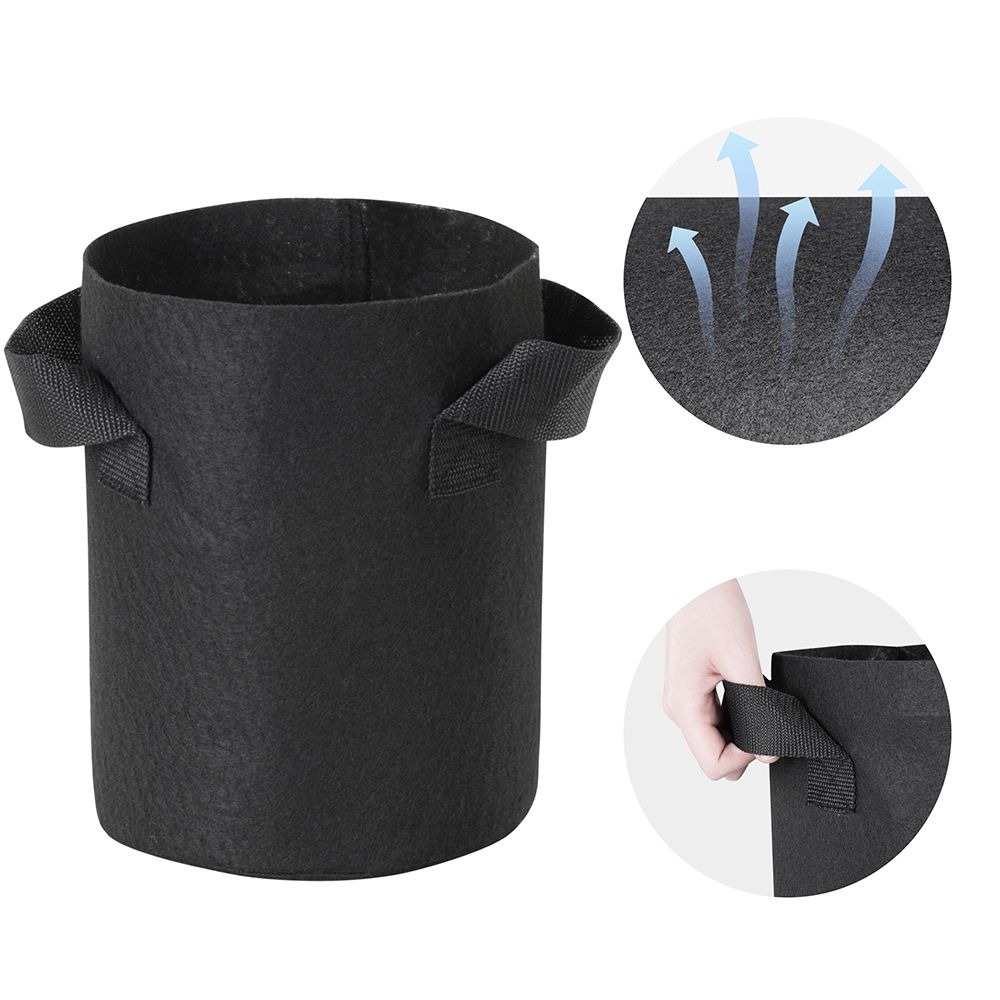 1-25 Gallon Grow Bags Garden Fabric Pot Container Non-Woven Aeration Plant 1 Gallon-5 Packs - Trend Times Toy Stores
