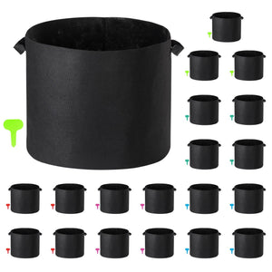 1-25 Gallon Grow Bags Garden Fabric Pot Container Non-Woven Aeration Plant 20 Gallon-20 Packs - Trend Times Toy Stores