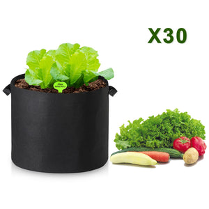 1-25 Gallon Grow Bags Garden Fabric Pot Container Non-Woven Aeration Plant 20 Gallon-30 Packs - Trend Times Toy Stores