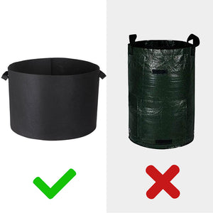 1-25 Gallon Grow Bags Garden Fabric Pot Container Non-Woven Aeration Plant 25 Gallon-5 Packs - Trend Times Toy Stores