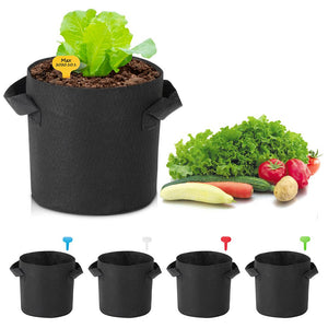 1-25 Gallon Grow Bags Garden Fabric Pot Container Non-Woven Aeration Plant 2 Gallon-5 Packs - Trend Times Toy Stores