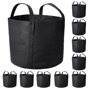 1-25 Gallon Grow Bags Garden Fabric Pot Container Non-Woven Aeration Plant 7 Gallon-10 Packs - Trend Times Toy Stores