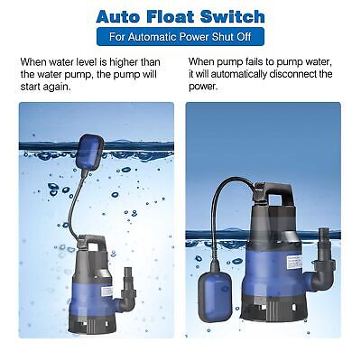1/2 HP 2113GPH Submersible Water Pump Swimming Pool Dirty Flood Clean Pond 400W - Trend Times Toy Stores