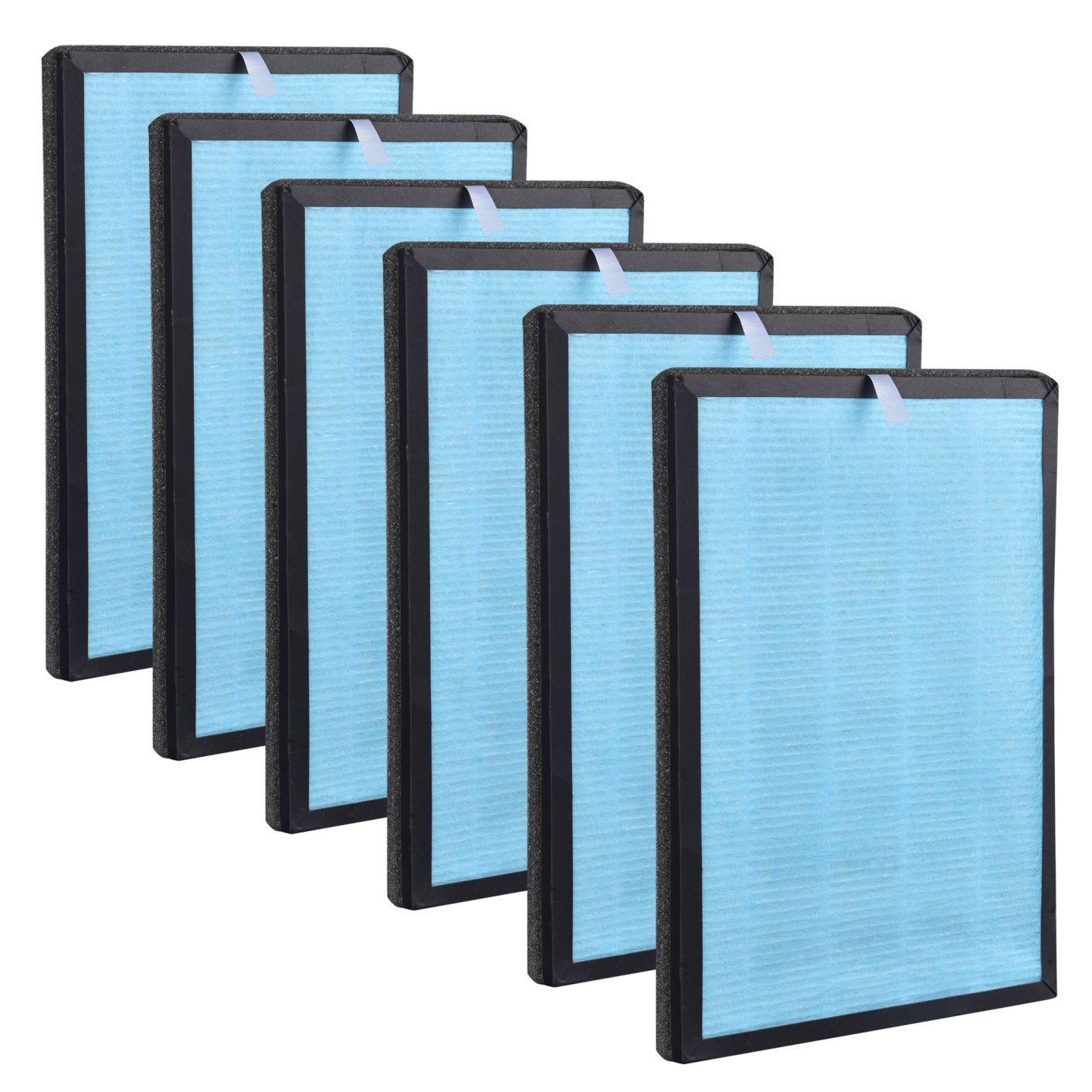 1/4/6 Filters Replacement 3 Layer Filtration H13 HEPA Filter for Air Purifier 6 Pack - Trend Times Toy Stores