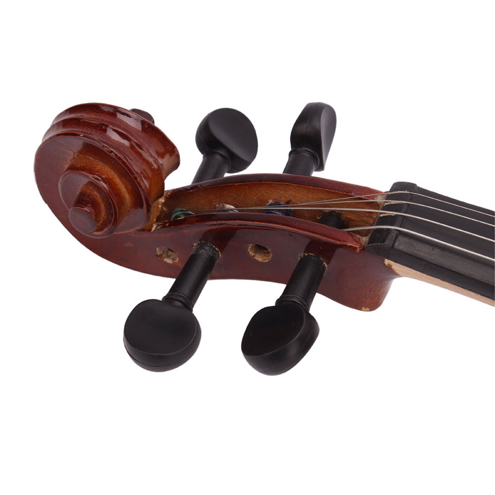 1/4 Size Beginner Violin Set Natural Solid Wood with Bow Rosin and Case Trend Times 2
