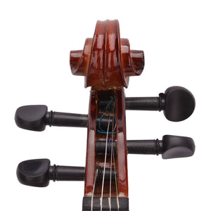 1/4 Size Beginner Violin Set Natural Solid Wood with Bow Rosin and Case Trend Times 5