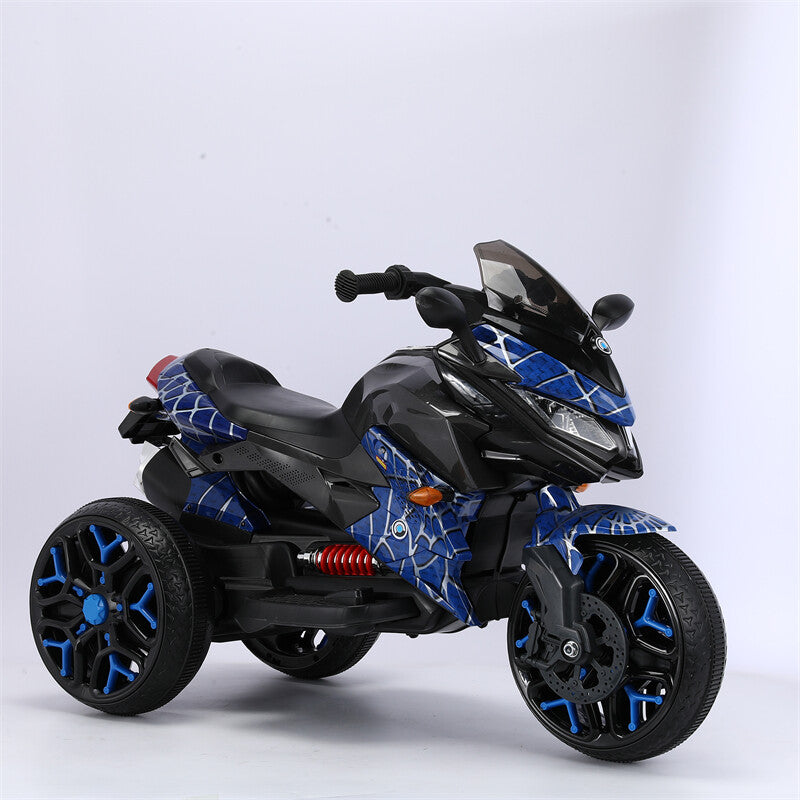 12V Electric 3-Wheel Ride-On Motorcycle for Kids Ages 3-6 with Adjustable Speed 1.8-3.2 MPH Trend Times 4