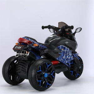 12V Electric 3-Wheel Ride-On Motorcycle for Kids Ages 3-6 with Adjustable Speed 1.8-3.2 MPH Trend Times 7