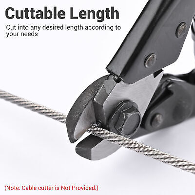1/8" T316 Stainless Steel Cable Wire Rope 7x7 Aircraft Strand Coil & Reel 150 Ft - Trend Times Toy Stores