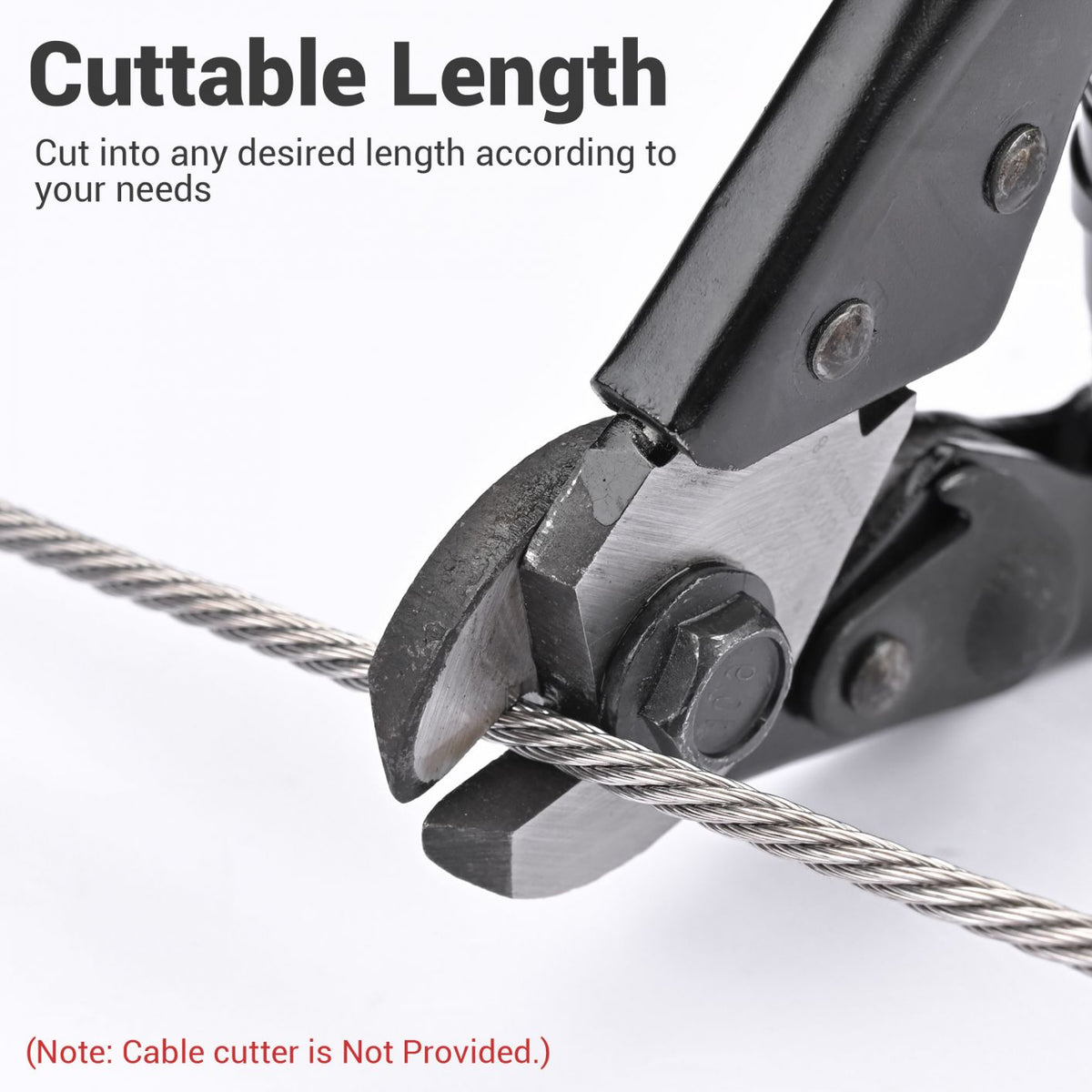1/8" T316 Stainless Steel Cable Wire Rope 7x7 Aircraft Strand Coil & Reel 500FT - Trend Times Toy Stores