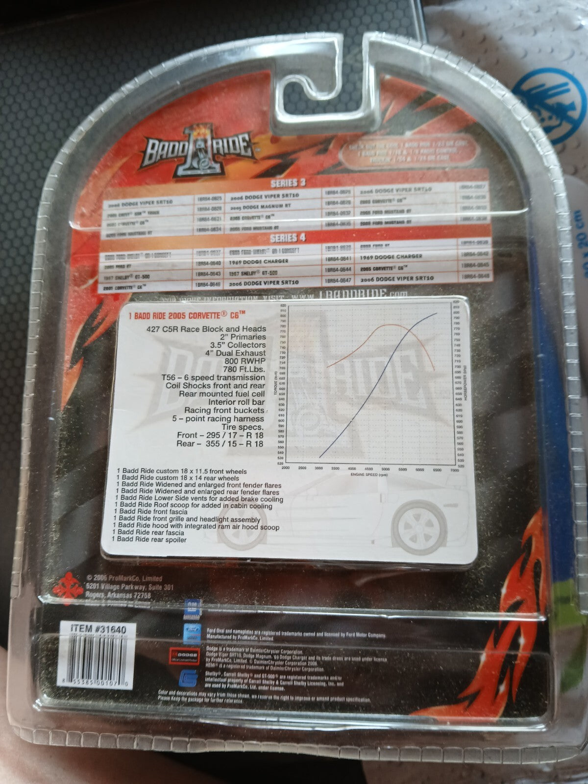 2005 Corvette C6 Series 4 Die-Cast Model Car 1/64 Scale Trend Times Variant 0