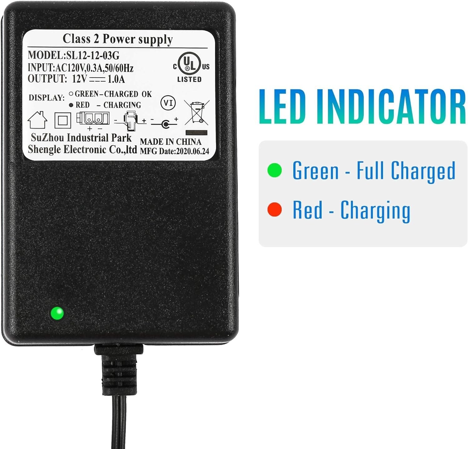 Cargador Universal 12V para Coche Eléctrico con Indicador de Carga Trend Times 4