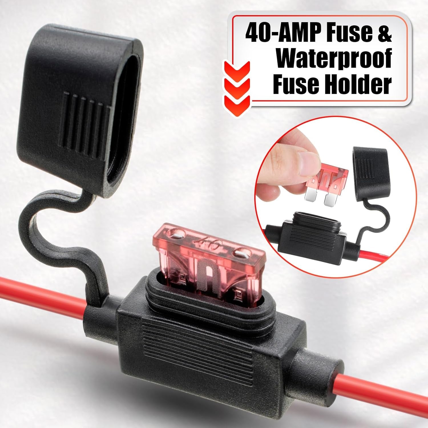 12 AWG Wire Harness Connector Replacement Compatible with Peg Perego 12V Systems Pack Trend Times 2