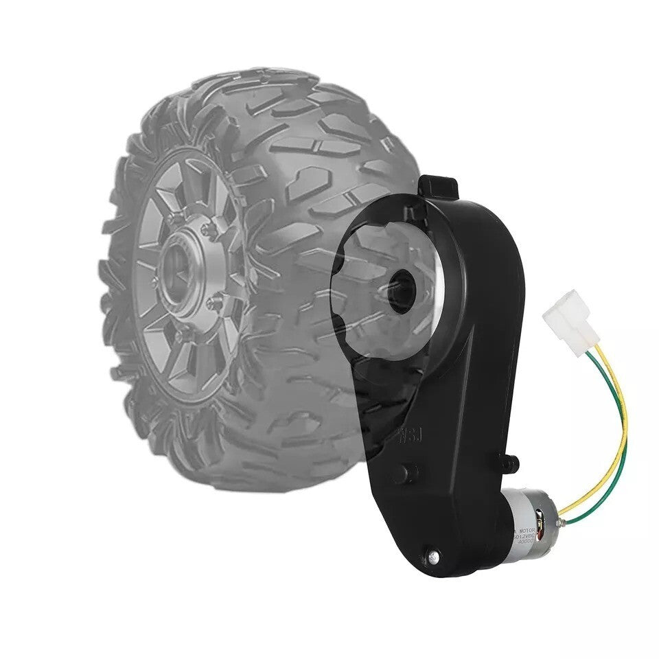 12V Power Wheels with Gearbox and 40000rpm Motor Pair for Kids Electric Ride-On Car Trend Times 2