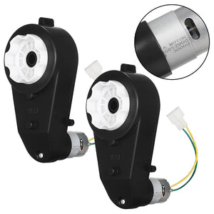 Pair of 12V High-Speed 40000rpm Gearbox Motors with Wheels for Kids Electric Ride-On Cars Trend Times 1