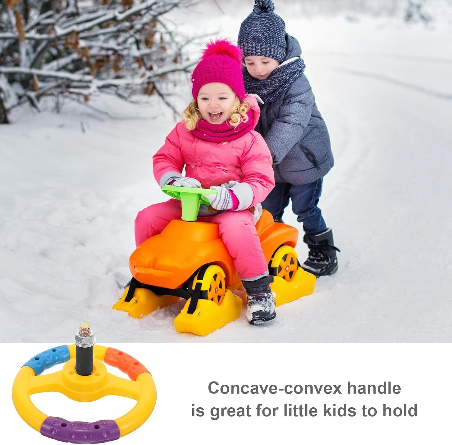 Children's Car Seat Steering Wheel Toy for Interactive Play Trend Times 8