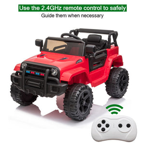 12V Battery-Powered 1-Seater Electric Ride-On Truck with Remote Control Trend Times 5