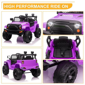 12V Electric Kids Ride-On Car Truck with Remote Control and Battery Power, Single Seater Trend Times 7