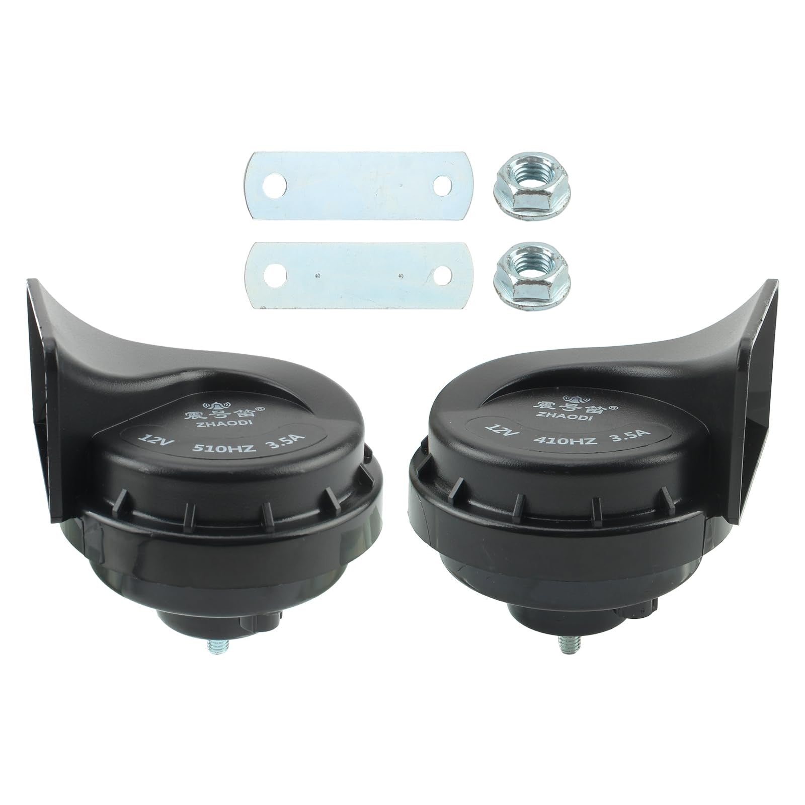 Car Horn Set Compatible with Hyundai and Kia Models Low and High Tone 96610-2D100 96610-22400 96610-27200 Trend Times Variant 0