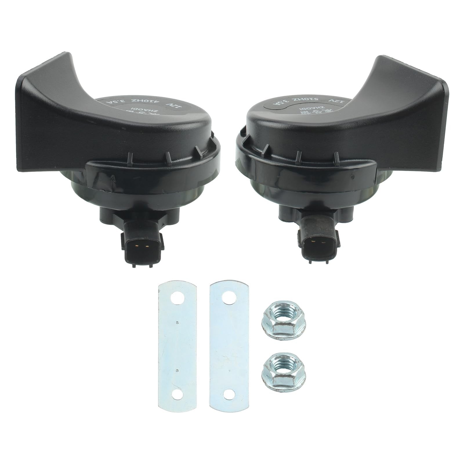 Car Horn Set Compatible with Hyundai and Kia Models Low and High Tone 96610-2D100 96610-22400 96610-27200 Trend Times 1