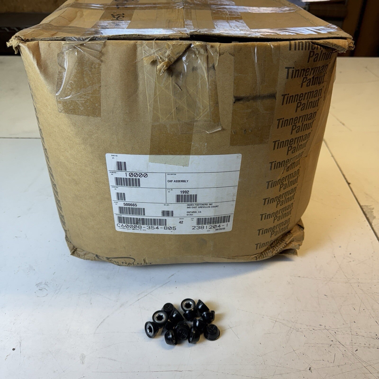 Power Wheels Black Retainer Nut Push Cap 0.354" and 11/32" Tinnerman Palnut Trend Times 1