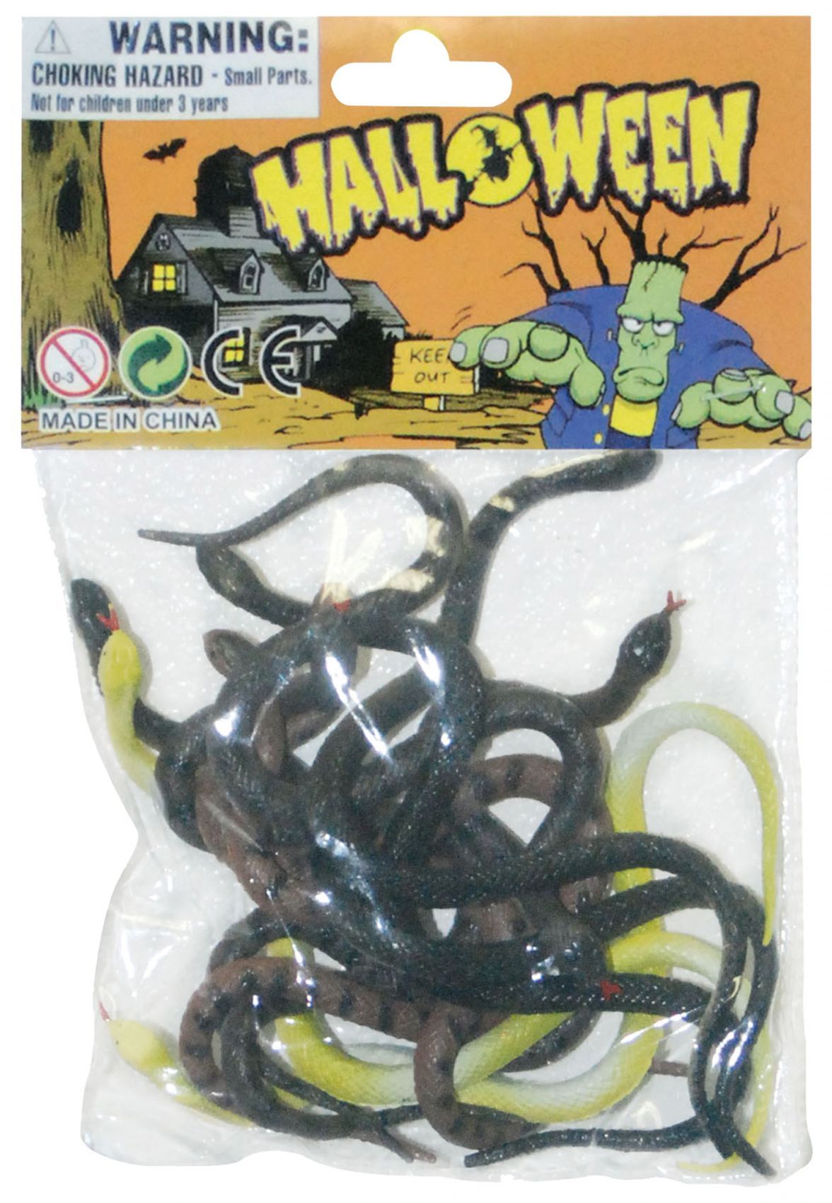 10-count Bag Of Snakes Costume - Trend Times Toy Stores
