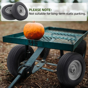 10-Inch Solid Tire and Wheel Assembly with Bearings 2-Pack Maintenance-Free Trend Times 7