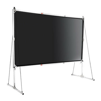 100" 16:9 Portable Stand Projector Screen Outdoor Indoor Use Fast Folding Screen - Trend Times Toy Stores