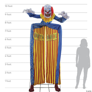 10' Animated Looming Clown Archway Decoration - Trend Times Toy Stores