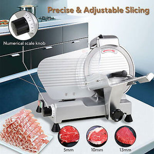 10" Blade Commercial Meat Slicer Deli Cheese Food 530RPM Electric Cutter Kitchen - Trend Times Toy Stores