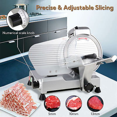 10" Blade Commercial Meat Slicer Deli Cheese Food 530RPM Electric Cutter Kitchen - Trend Times Toy Stores