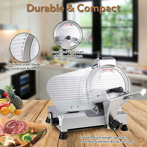 10" Blade Commercial Meat Slicer Deli Cheese Food 530RPM Electric Cutter Kitchen - Trend Times Toy Stores