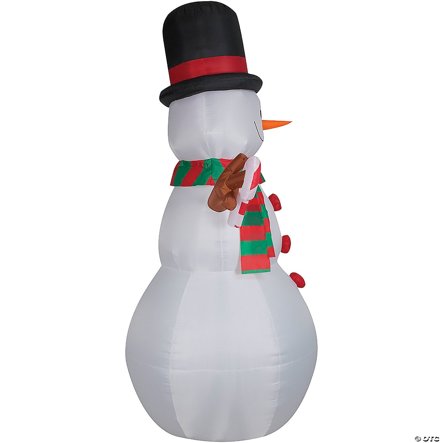 10 Ft. Blow-Up Inflatable Swiveling Snowman with Built-In LED Lights Outdoor Yard Decoration - Trend Times Toy Stores