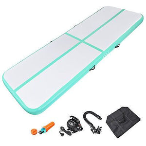 10 Ft Air Mat Track Inflatable Tumbling Mat Gymnastics Training Fitness Green - Trend Times Toy Stores