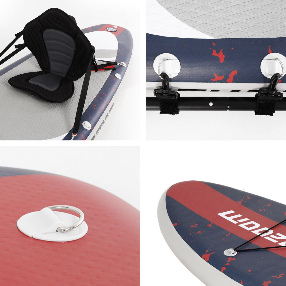 10 Ft Inflatable Stand Up Paddle Board Kit SUP Pump Backpack Surfing Adult Youth Red - Trend Times Toy Stores