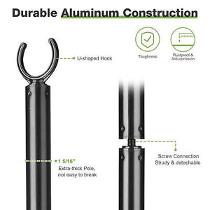 10 Ft String Light Pole Outdoor Metal Pole Aluminum Patio Backyard Party 2 Pack - Trend Times Toy Stores