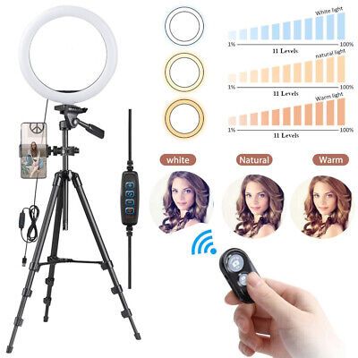 10" LED Ring Light w/Selfie Stick & Tripod Stand Kit for Phone Video Live Stream - Trend Times Toy Stores