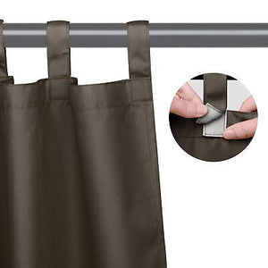 10 Pack 54"x120" Outdoor Curtain Panel Tab Top UV30+ Porch Pergola Backyard - Trend Times Toy Stores