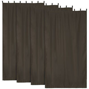 10 Pack 54"x120" Outdoor Curtain Panel Tab Top UV30+ Porch Pergola Backyard - Trend Times Toy Stores