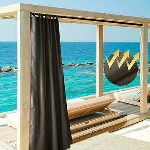 10 Pack 54"x120" Outdoor Curtain Panel Tab Top UV30+ Porch Pergola Backyard - Trend Times Toy Stores