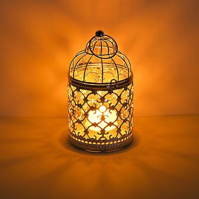 10 Pack Candle Holder Bird Cage Hanging Lantern Vintage Christmas Home Decor - Trend Times Toy Stores