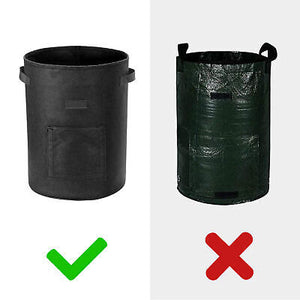 10 Pack LAGarden 10 Gallon Potato Planting Bag Observation Harvest Window Garden - Trend Times Toy Stores