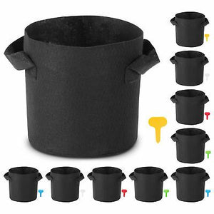 10 Pack LAGarden 2 Gallon Planting Bag Planter Pot Peanut Herb Potato Garden - Trend Times Toy Stores