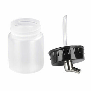 10 Pcs Airbrush Pigment Bottles Dual Action Jars Lid Siphon Feed Paint Cup 22 cc - Trend Times Toy Stores