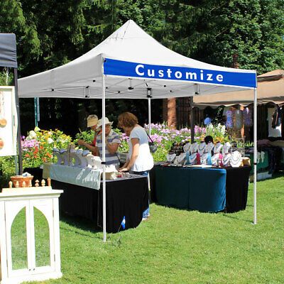 10'x10' EZ Pop Up Canopy Outdoor Sun Shade Wedding Party Tent Gazebo White 550D - Trend Times Toy Stores