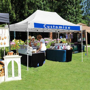 10'x15' White Outdoor Gazebo Commercial Canopy Wedding Party Tent Pavilion Cater - Trend Times Toy Stores