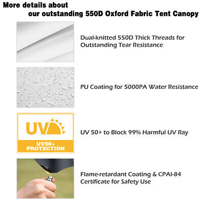 10'x15' White Outdoor Gazebo Commercial Canopy Wedding Party Tent Pavilion Cater - Trend Times Toy Stores